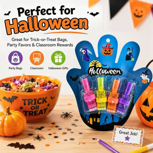 🎃 Halloween Finger Projector Lights – Mini Pattern Projector