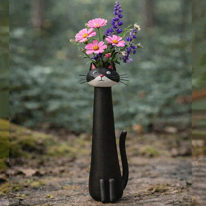 🔥Last Day 49% OFF - 😻Handcrafted Quirky Cat Vase