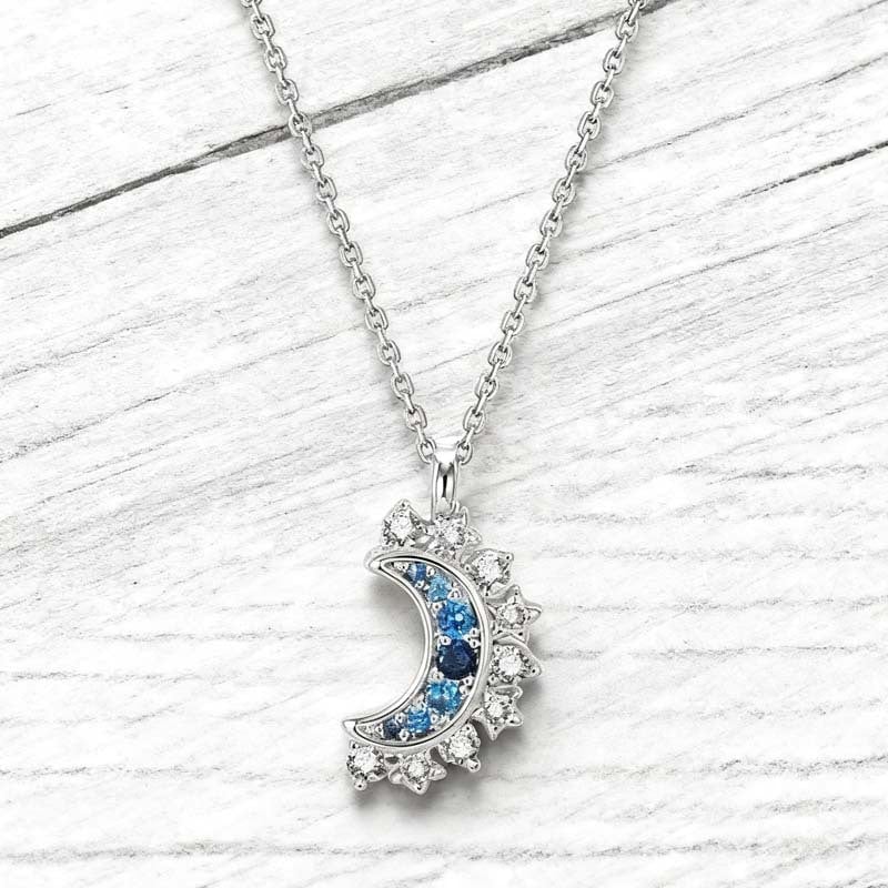 🔥Last Day 49% OFF - 🔆🌙Sun and Moon Pendant Necklace with Rhinestones
