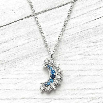 🔥Last Day 49% OFF - 🔆🌙Sun and Moon Pendant Necklace with Rhinestones