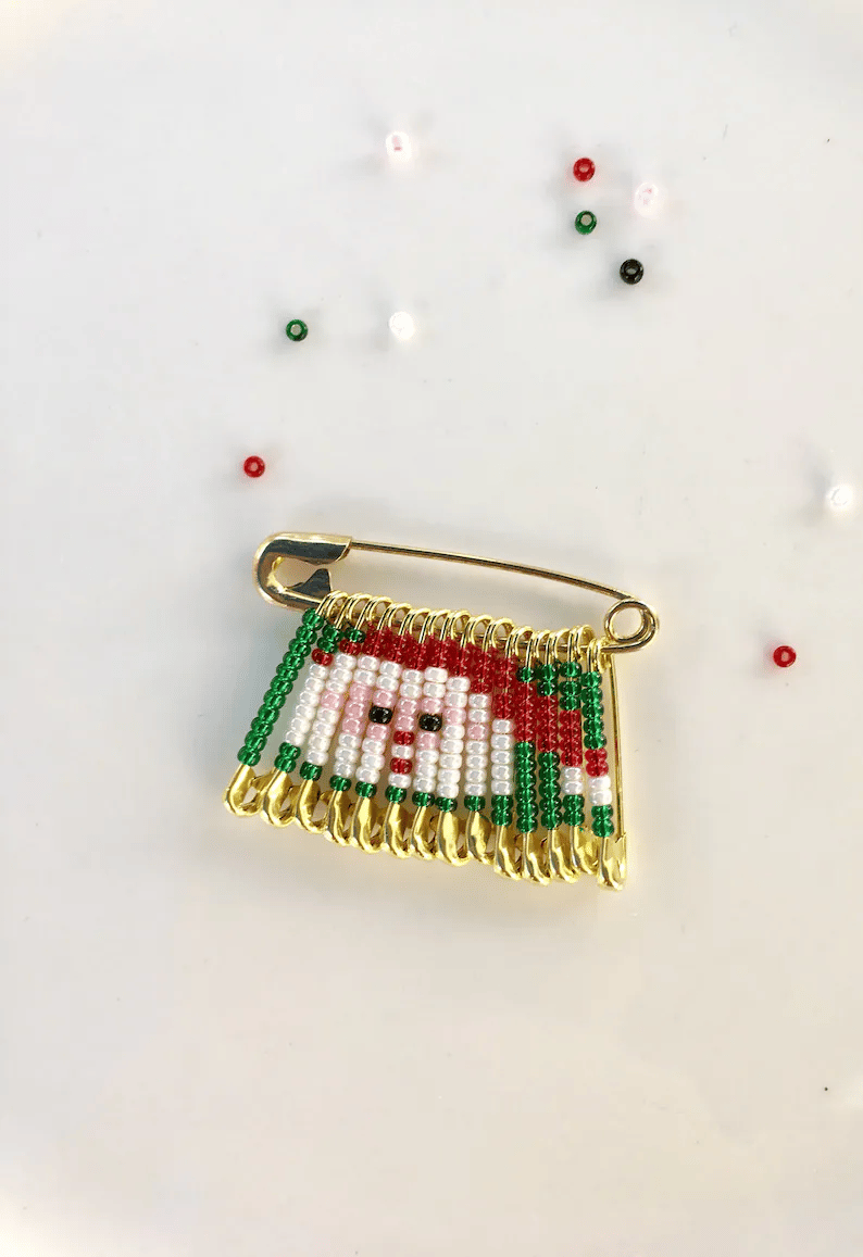 🔥LAST DAY SALE 50% OFF🎄Holiday Charm Beaded Pin Collection