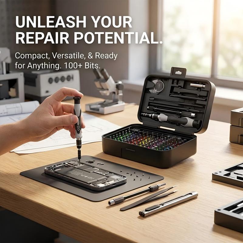 132-in-1 Micro Magnetic Screwdriver Set
