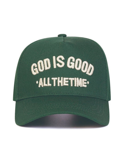 ✝️GOD IS GOOD ALL THE TIME Embroidered Trucker Hat