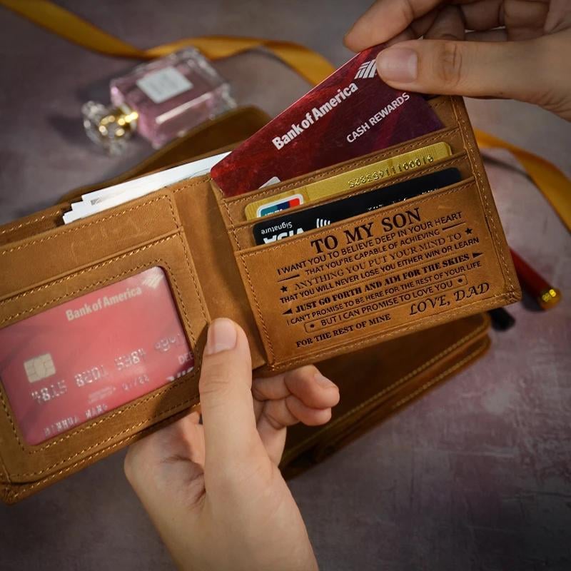 🔥LAST DAY 50% OFF💸Engraved Genuine Leather Wallet🎁