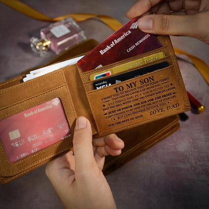 🔥LAST DAY 50% OFF💸Engraved Genuine Leather Wallet🎁