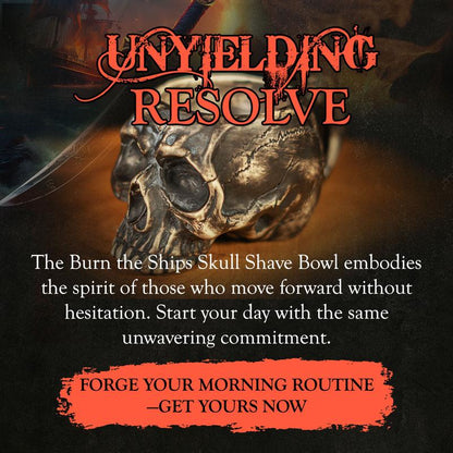 🔥Last 4 hours Sale: Save 50% - ☠️Handmade Skull Lather Bowl
