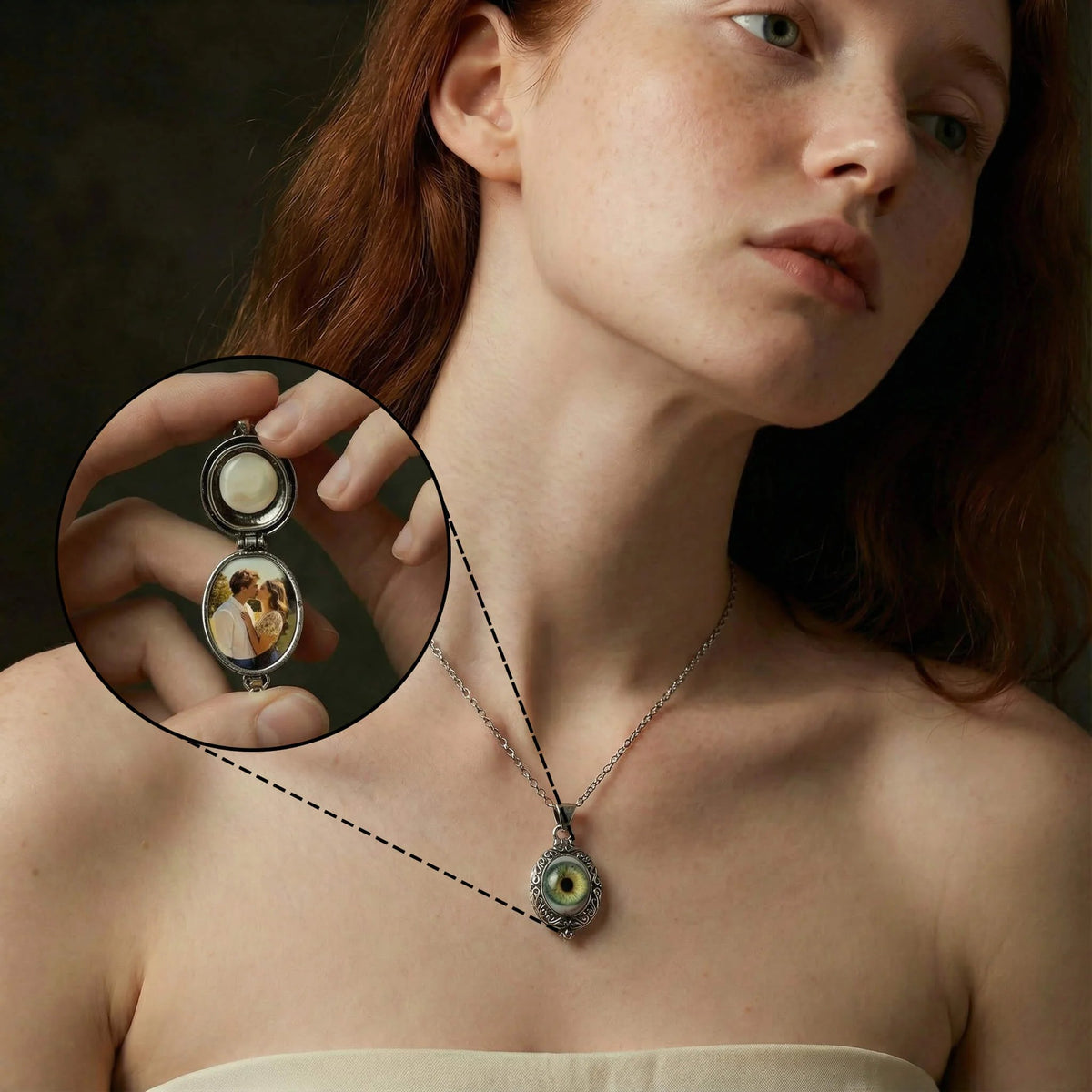 🖤👁️The Gaze · Keepsake Locket