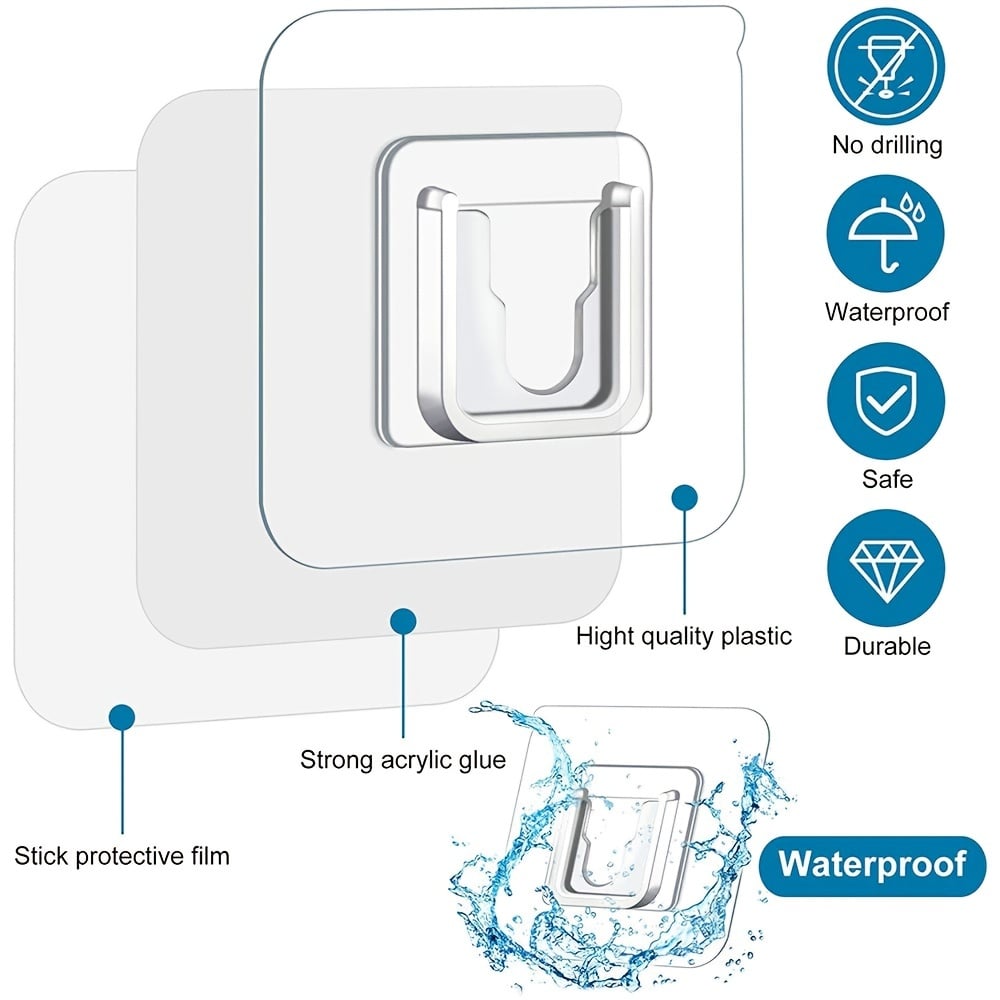 Double-sided adhesive wall hook-20 sets
