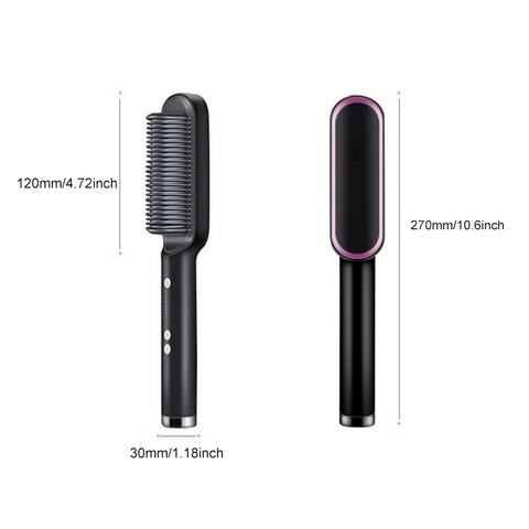 Negative lon Hair Straightener Styling Comb