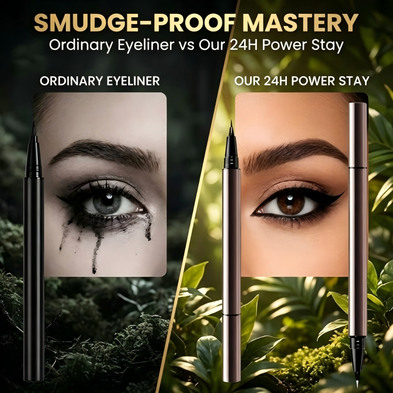 Dual-Tip Long-Lasting Liquid Eyeliner