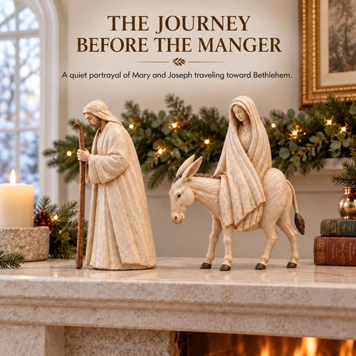 🔥Last Day 49% OFF - ✝️Journey to Bethlehem Nativity Figurine Set