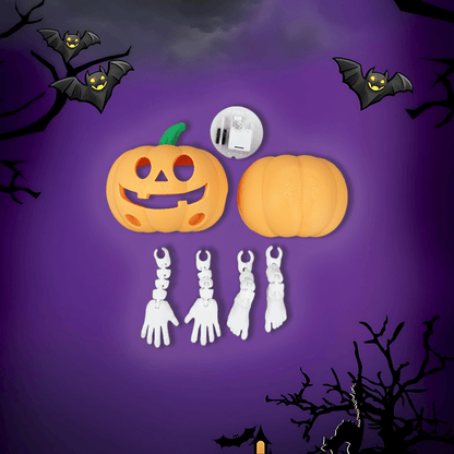 🎃Cute Halloween Articulated Pumpkin Man Lamp💡