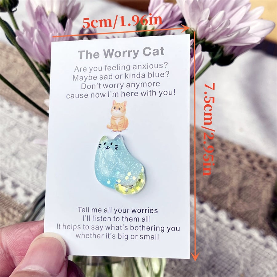 🔥LAST DAY SALE 57% OFF💟A Hug From My Heart For You (The Worry Cat)