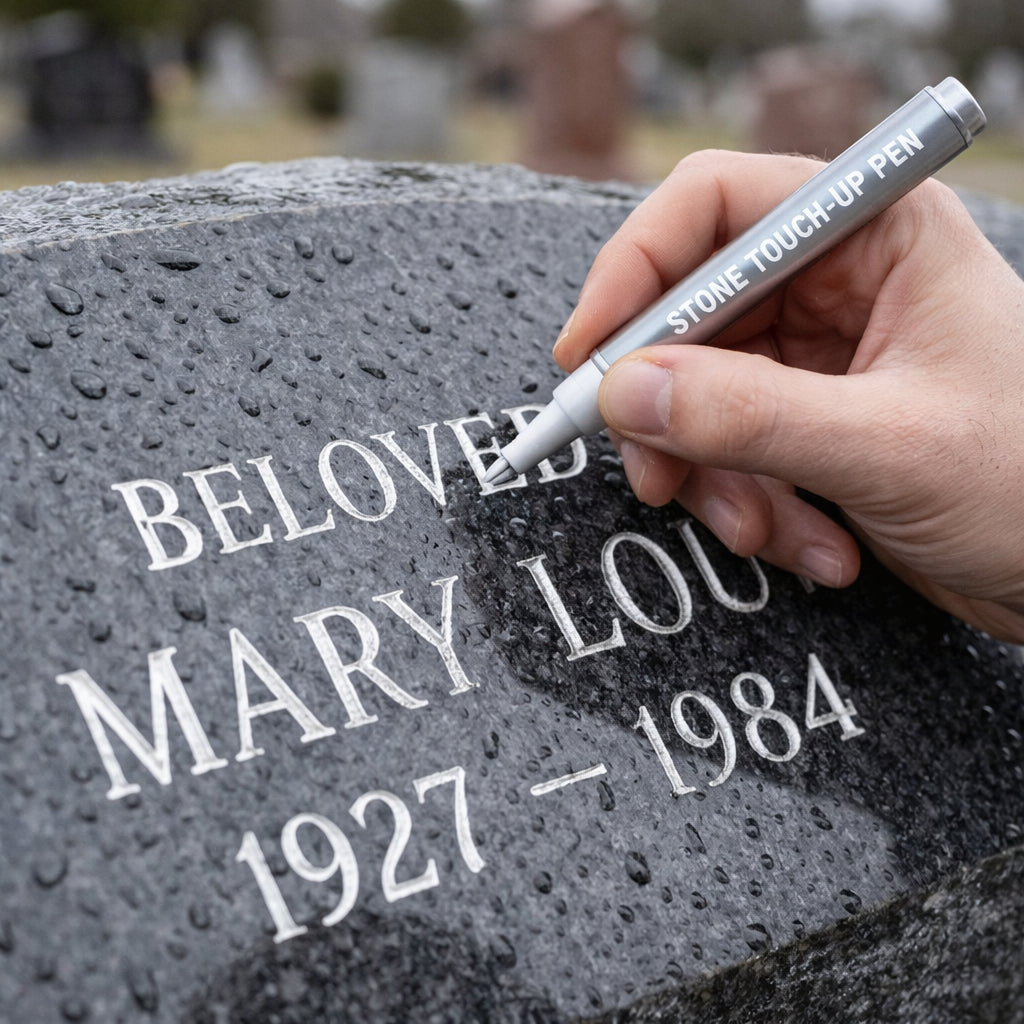 💐Golden Grave Marker Pen, Restore Faded Tombstone Inscriptions（！)