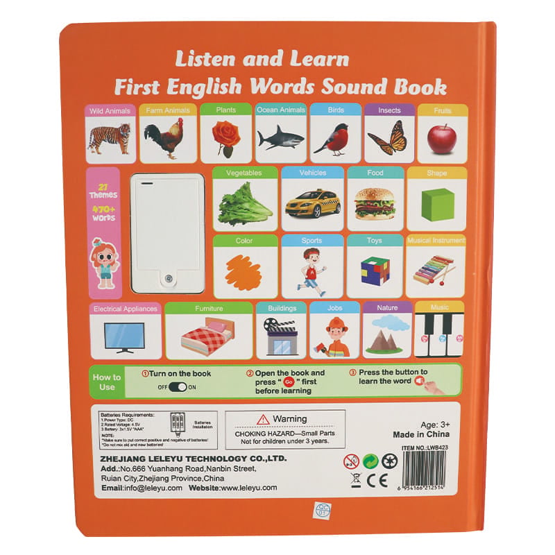 🔥Last Day 49% OFF - 📚🧒First English Words Sound Book
