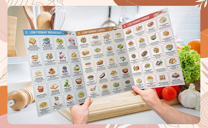 🔥Last Day 50% OFF -🥗Set of 2 Fodmap Chart📘IBS Symptom Relief Food List