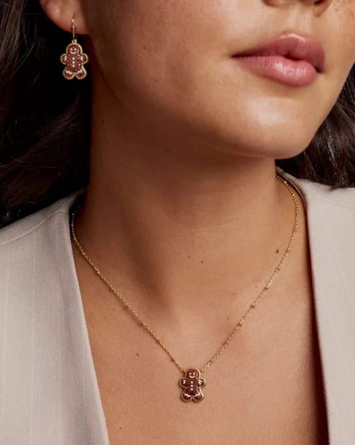 🔥Last Day 50% OFF - 🎄🎁Gold Christmas Short Pendant Necklace