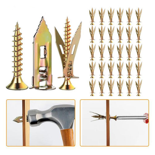 🔥Last Day 49% OFF - 🛠️Self Drilling Drywall Anchors with Screws Kit