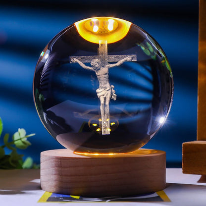 🔥LAST DAY SALE 50% OFF ✝️The Holy Crystal Lamp