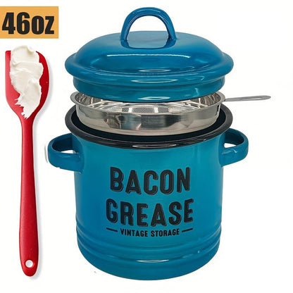 🔥LAST DAY 50% OFF - Grease container with filter and scraper🎁