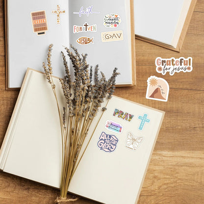 ✝️ Faith That Sticks ✝️ 300 PCS Inspirational Christian Bible Verse Stickers
