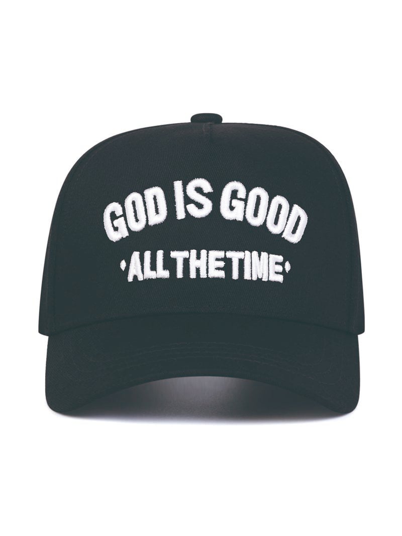 ✝️GOD IS GOOD ALL THE TIME Embroidered Trucker Hat