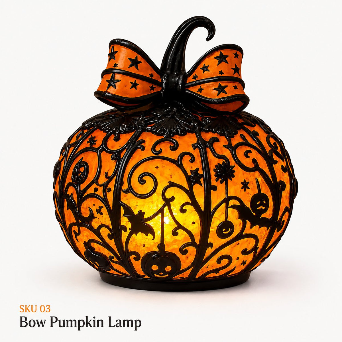 🎃 Light Up Halloween Night with Spooky Stained-Glass Style Lamps ✨