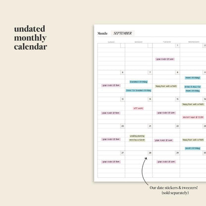 🔥LAST DAY 50% OFF - 📚🗓️Undated Daily Planner