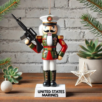 🔥LAST DAY 50% OFF - Veteran Tribute Nutcracker Christmas Statue Ornament