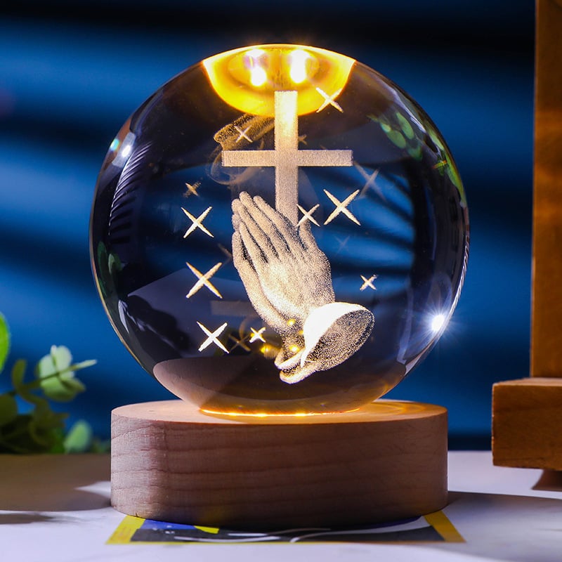 🔥LAST DAY SALE 50% OFF ✝️The Holy Crystal Lamp