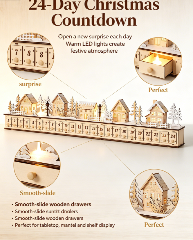 ✨Home Reflections Christmas Village Advent Calendar