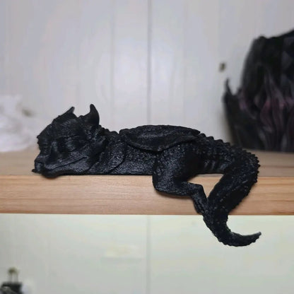 Peaceful Bookshelf Dragon