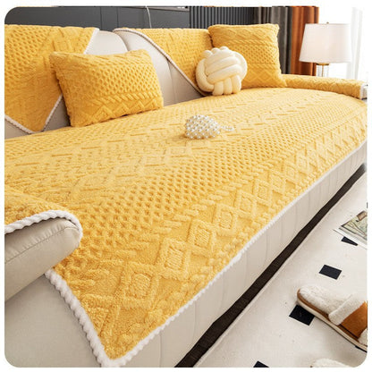 🛋️ Soft Non-Slip Jacquard Sofa Cover – Washable Furniture Protector for Couch & Sectional