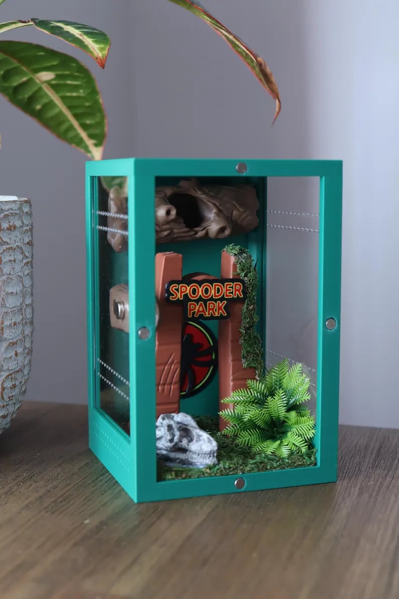 🔥Last Day 49% OFF - Jumping Spider Enclosure Spooder Park Decor