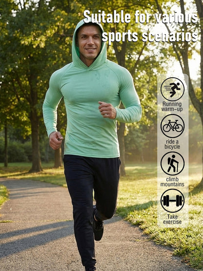 ⚡Hot Sales 49% OFF🔥Men's Athletic Hooded Long Sleeves