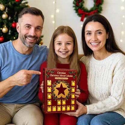 ✝️Christian Christmas Advent Calendar – 24 Days of Bethlehem Joy with Figurines & Ornaments