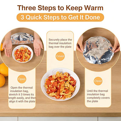 🔥🔥 LAST DAY 49% OFF- Reusable Aluminum Foil Food Covers