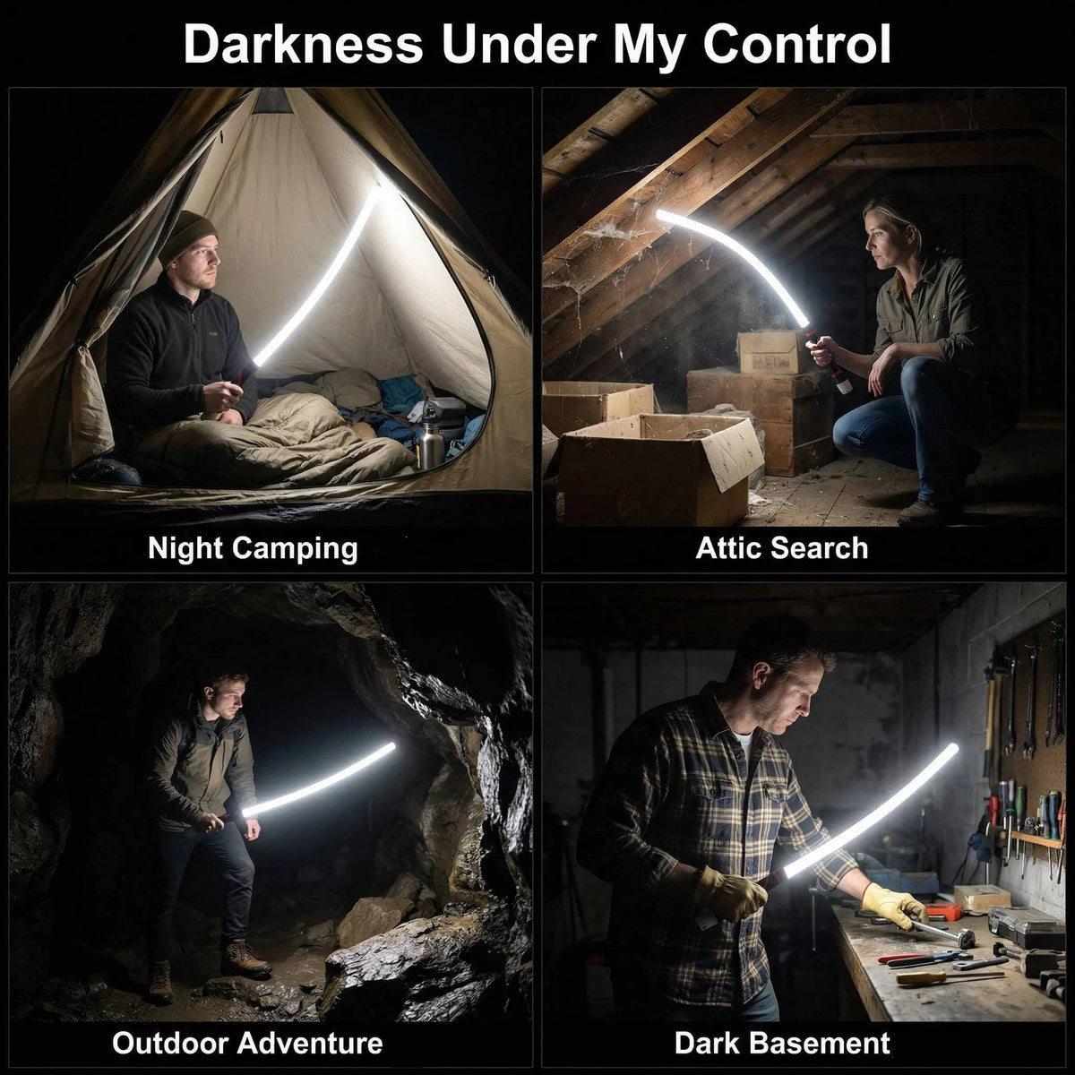 🔥Bendable Flexible LED Work Light💡: Your Professional Light for Narrow Spaces 🛠️