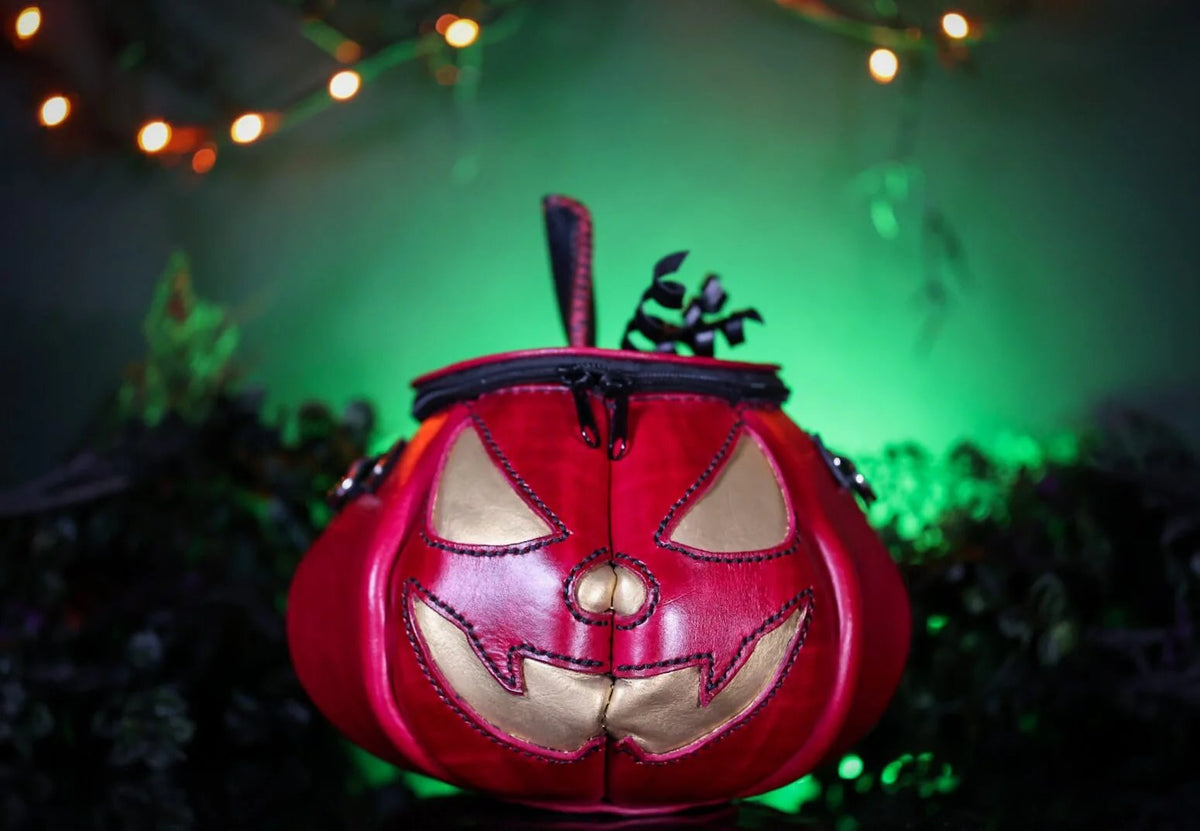 🔥Last Day 49% OFF - 🎃The Great Purely handmade leather Pumpkin Bag(✨Same as in the video)