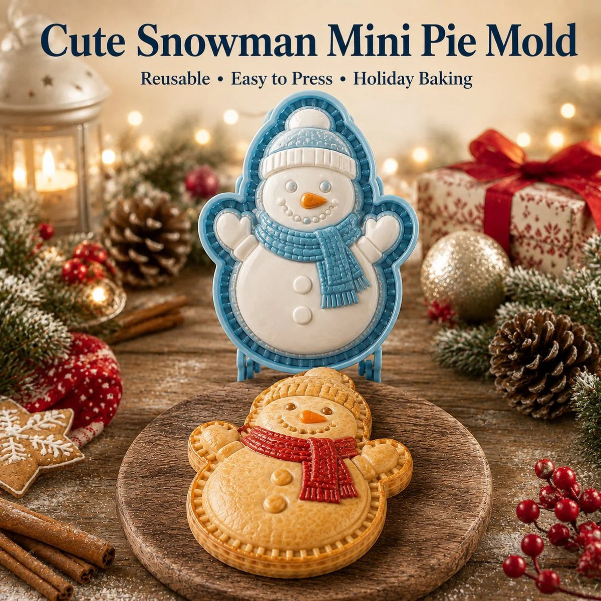 🎄LAST DAY SALE Only $9.99!!🍪Christmas Baking Moulds – 9Festive Designs 🎄