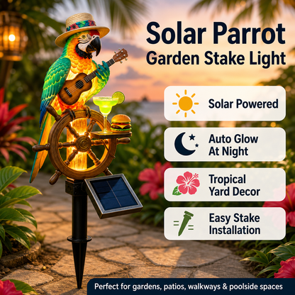 🔥Last Day 49% OFF🔥-🌴Powered Parrot Garden Light