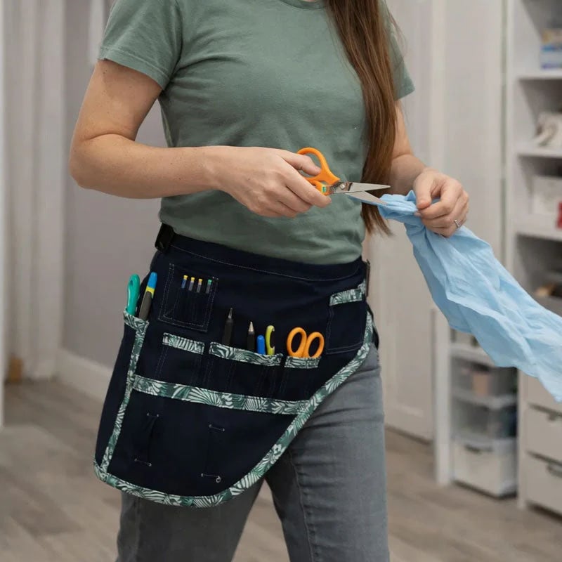 All-in-One Sewing Organizer Belt —— Hands-Free Waist Tool Belt for Sewing, Crafts & DIY