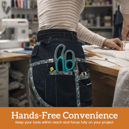 All-in-One Sewing Organizer Belt —— Hands-Free Waist Tool Belt for Sewing, Crafts & DIY