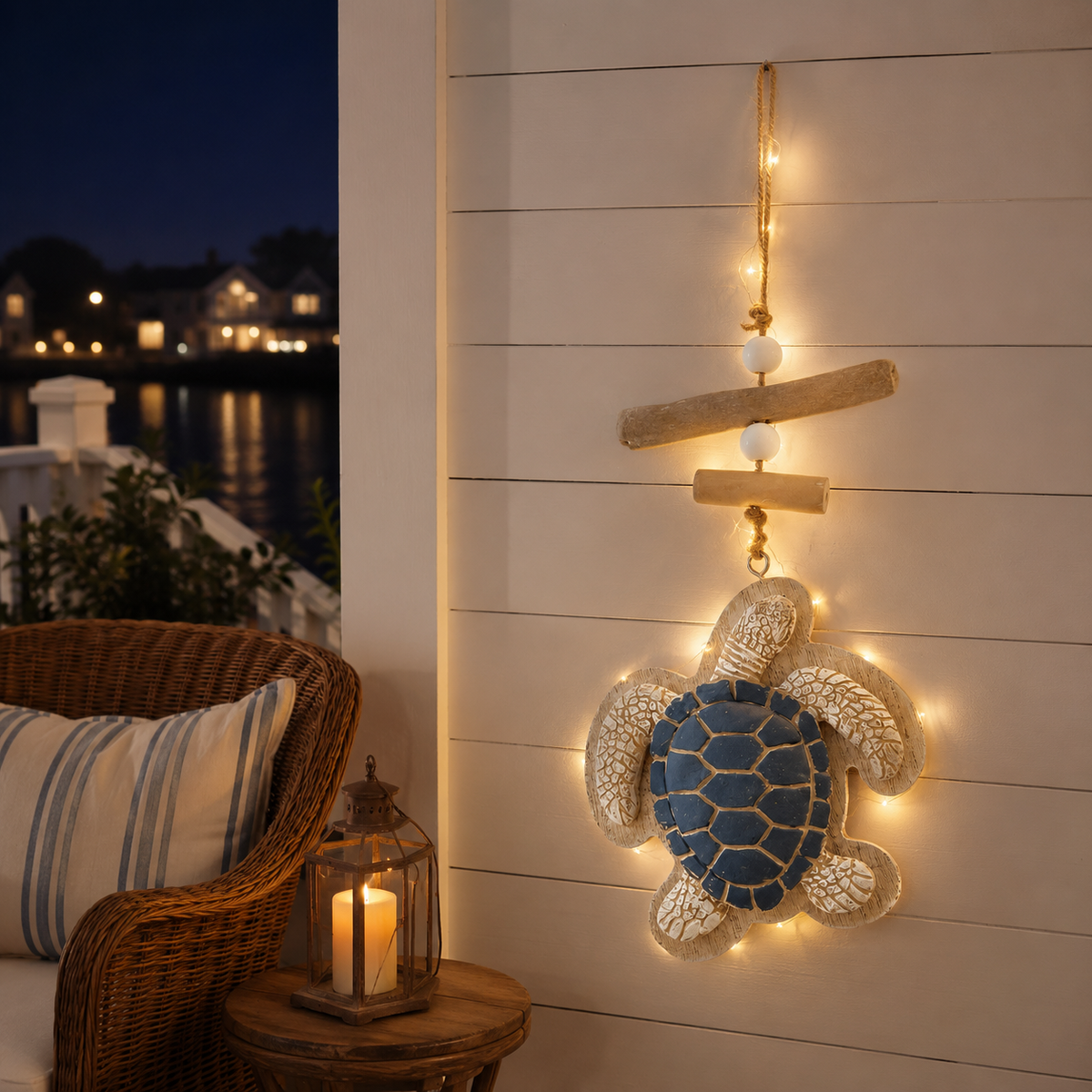 Last Day 49% OFF🔥Glowing Coastal Sea Turtle Wall Art