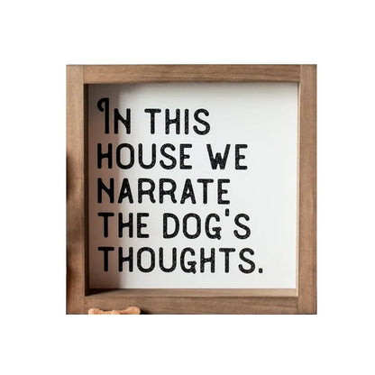 🔥LAST DAY 50% OFF - 😺🐶Pet Slogan Home Decorations
