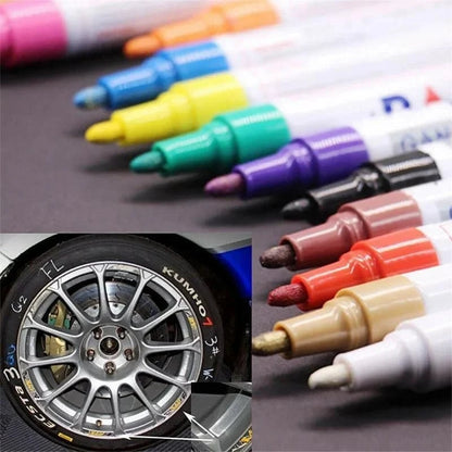 🔥Last 4 hours Sale: Save 49-💖Waterproof Tire Paint Pen