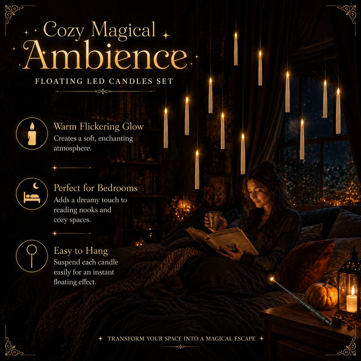 ✨ Floating Candles That Light Up Like Magic 🪄