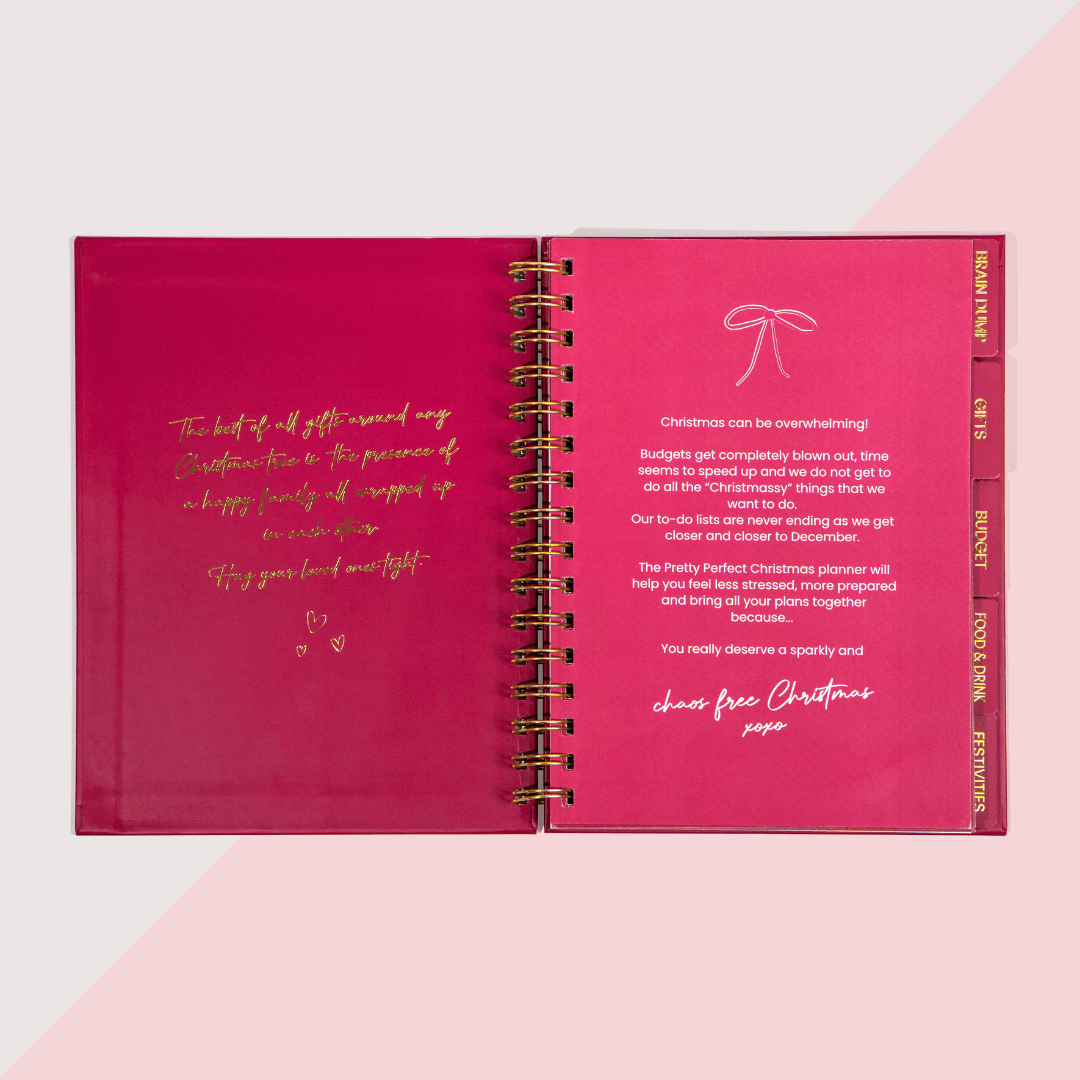 🔥LAST DAY 50% OFF🎅🏼🎄The Pretty Perfect CHRISTMAS PLANNER📚Hardcover & Durability Line