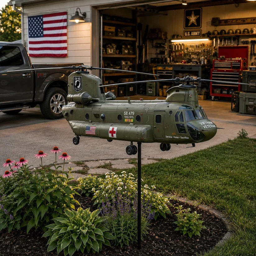 🏆Last Day Promo: 49% OFF 🎖️-Vietnam Veteran Helicopter Wind Spinner✈️!