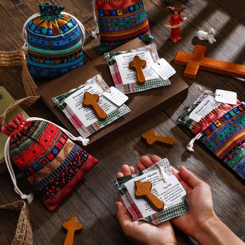 🎁Easter Prayer Gift Pocket Prayer Quilt Set✝️